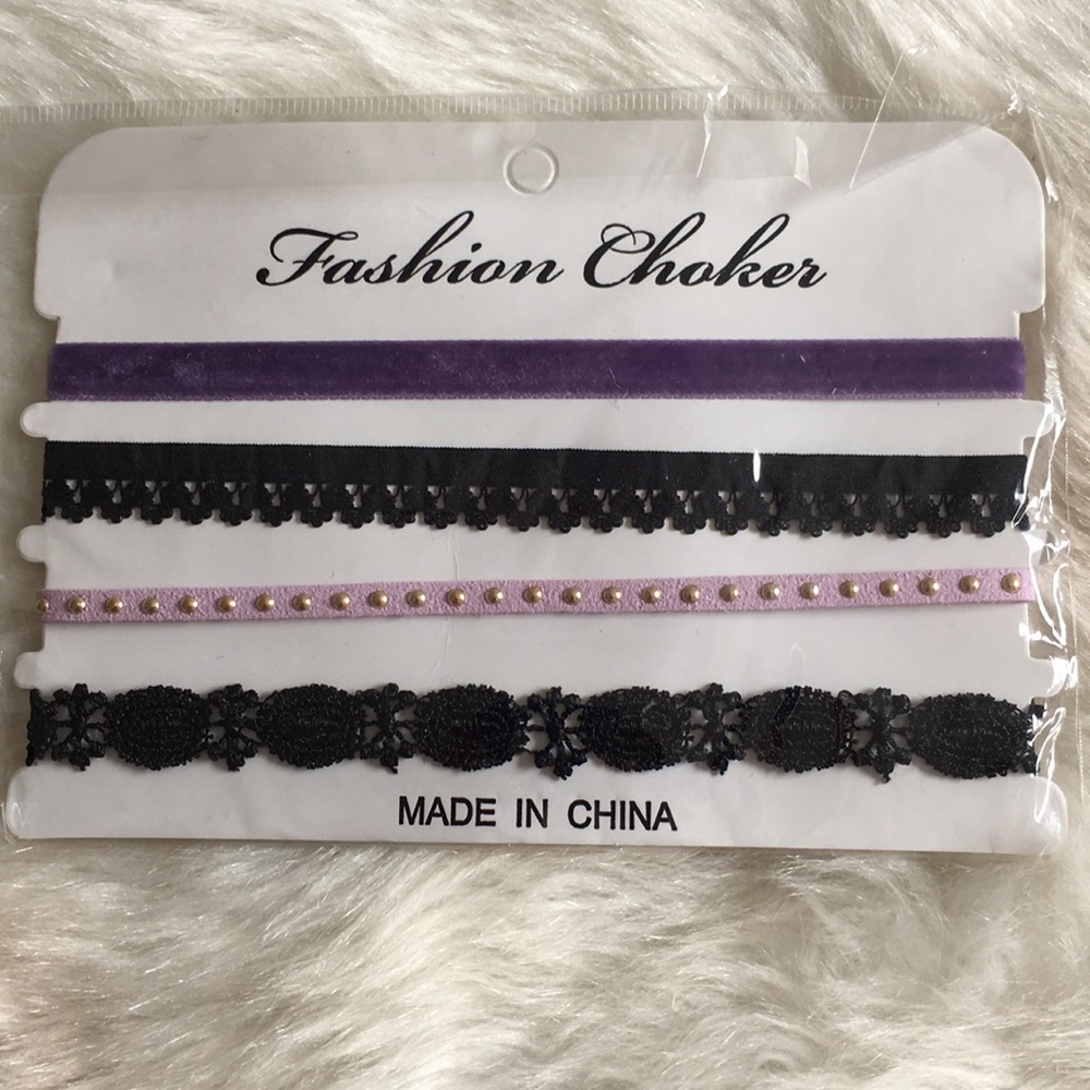 ♥️ 4 pc fashion chokers